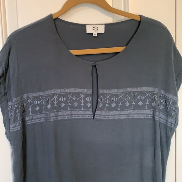 Noa Noa teal blouse like new - Picture 3 of 4